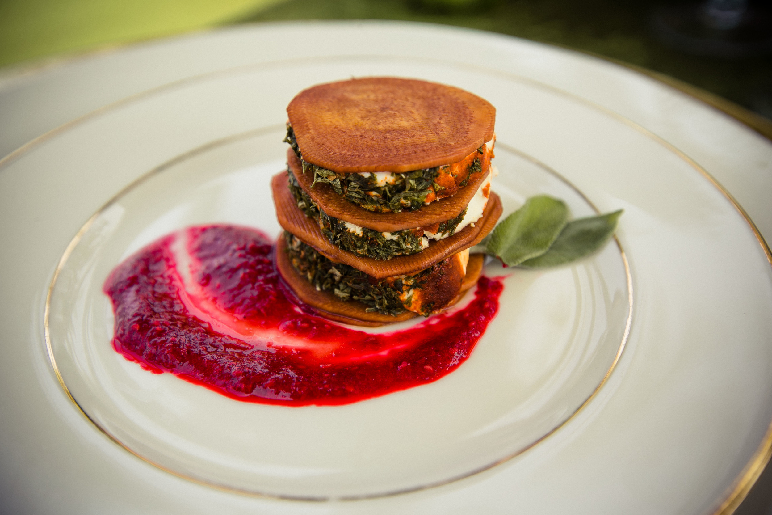 Herbed Goat Cheese and Beet tower.jpg