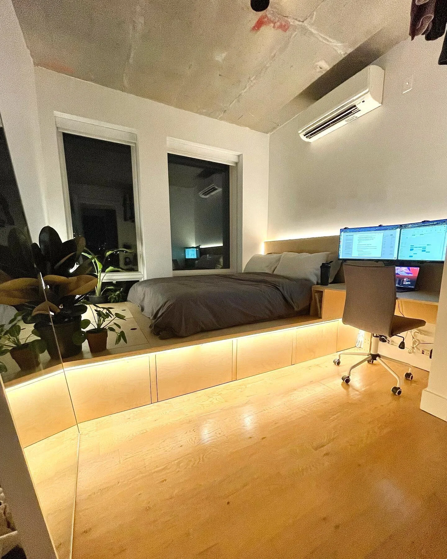 I&rsquo;m beyond excited to share the result of by far the biggest woodworking project I&rsquo;ve ever undertaken, a combination bedframe, storage, and desk for my small Brooklyn bedroom. The goal of the project was to design something that had TONS 