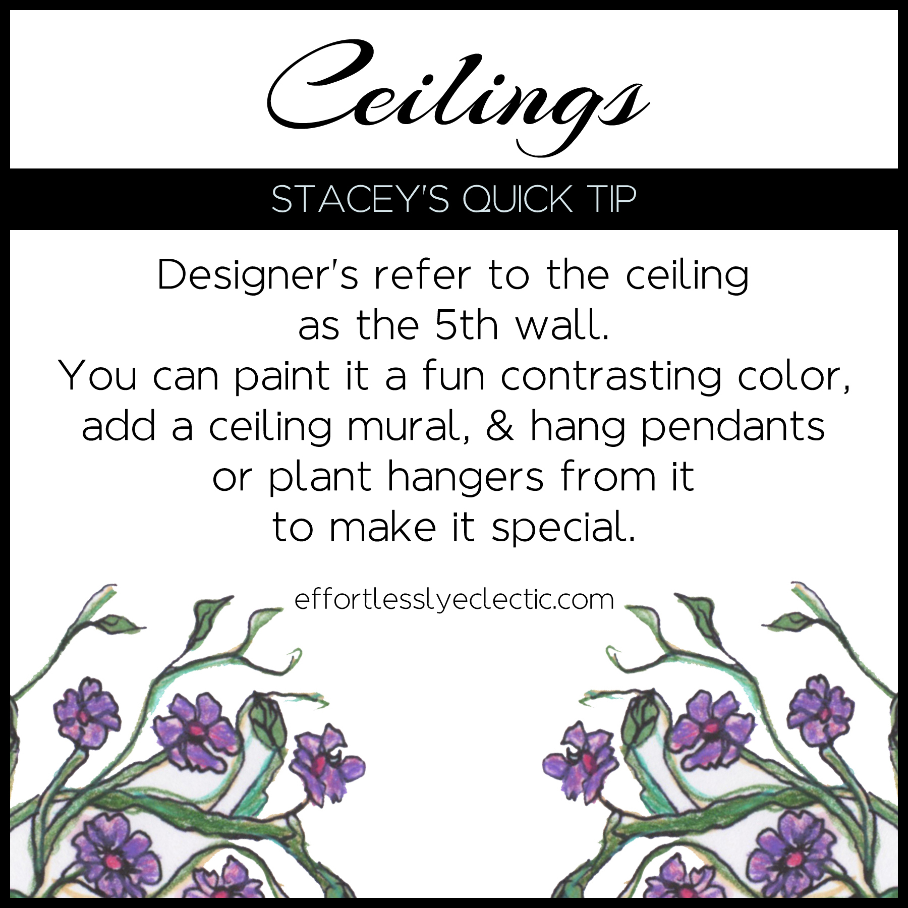 Ceilings - A home decorating tip about how to decorate ceilings