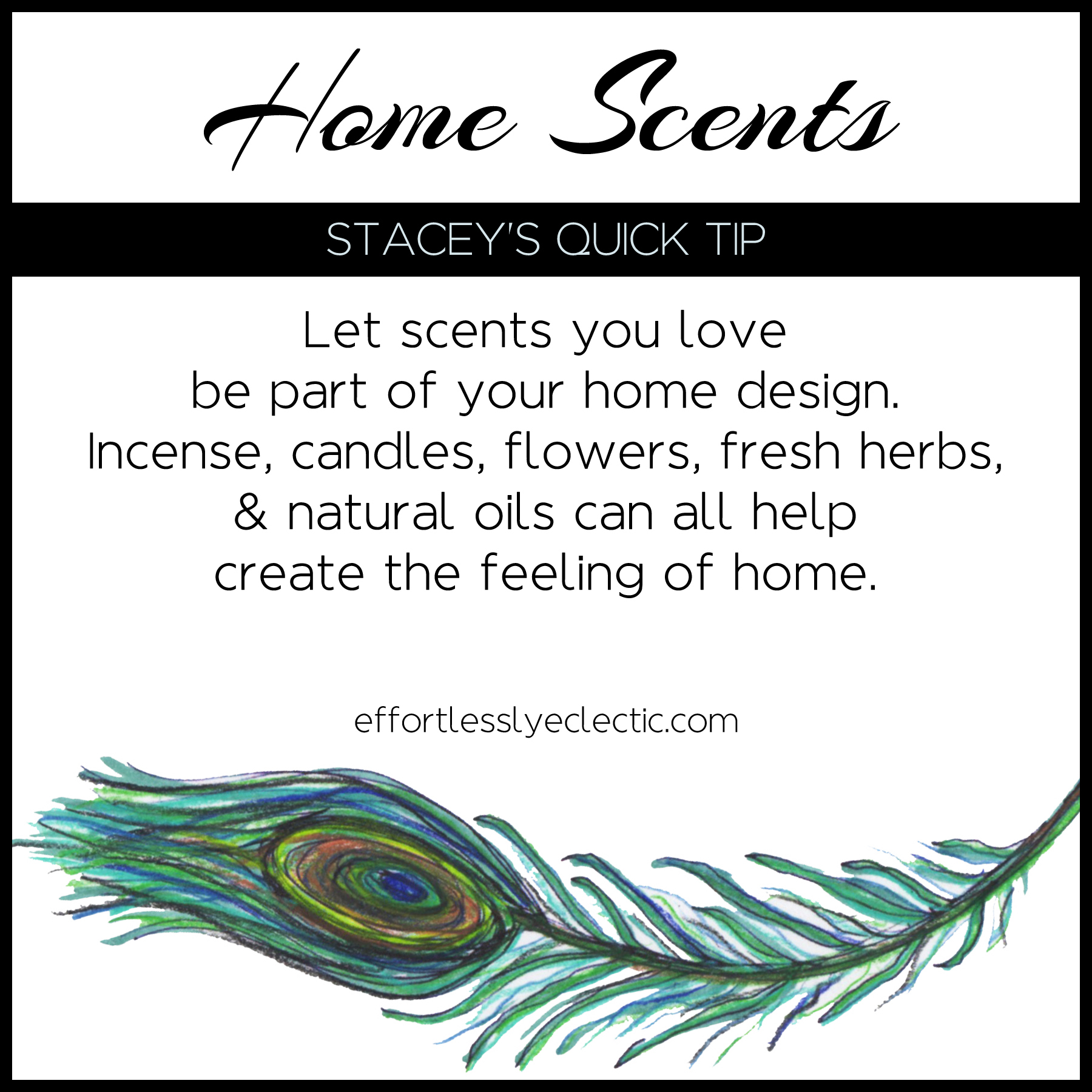 Home Scents - A home decorating tip about how to use scents in your home