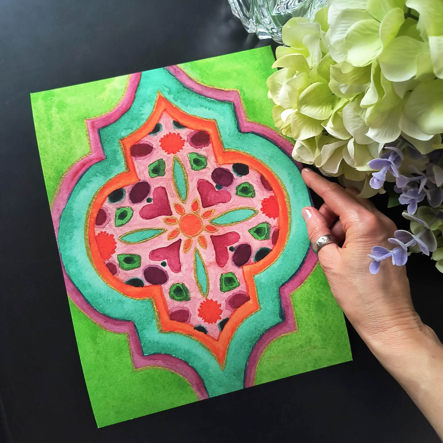 Farah - Moroccan Tile Fine Art Print