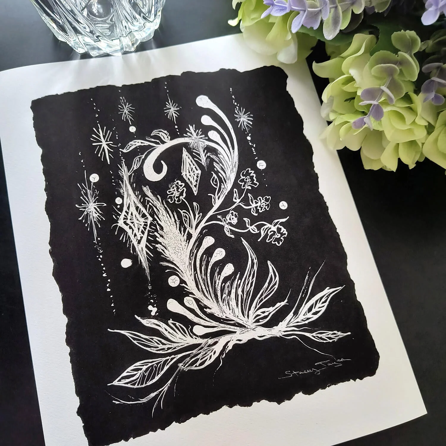 Proud Plumage - Mystical Bird Fine Art Print