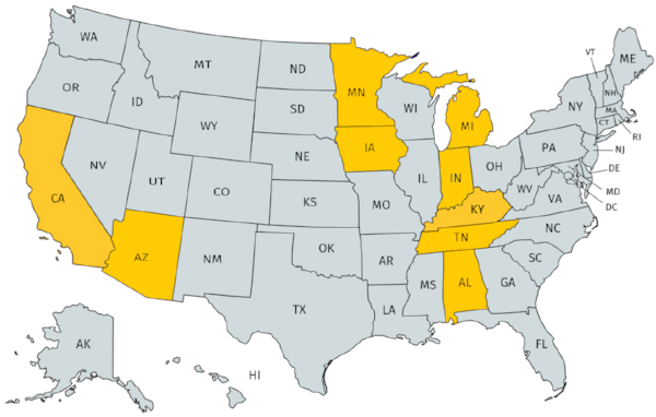 Sunfolding’s supply chain partners are located across the US