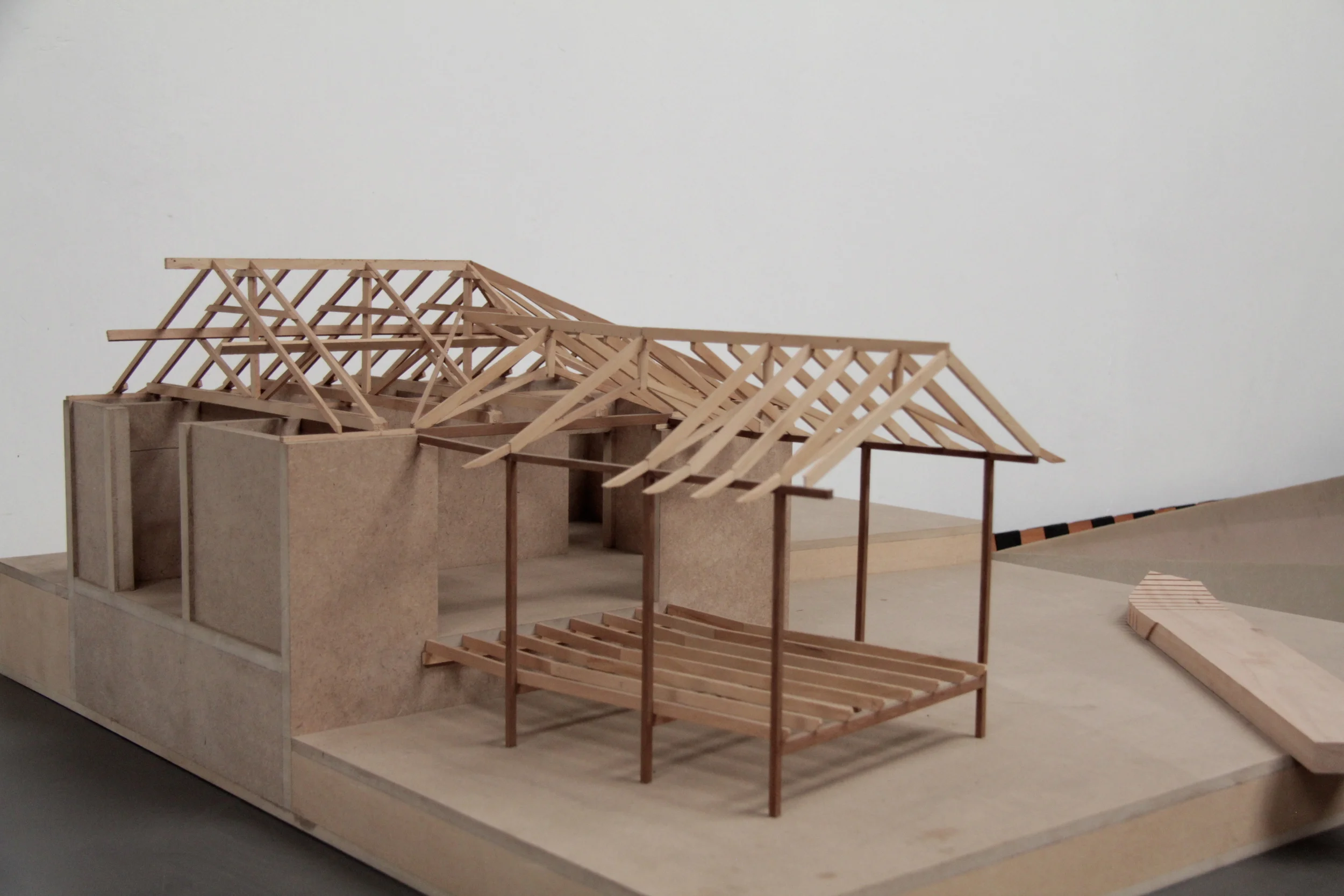 A model of the couples' house project