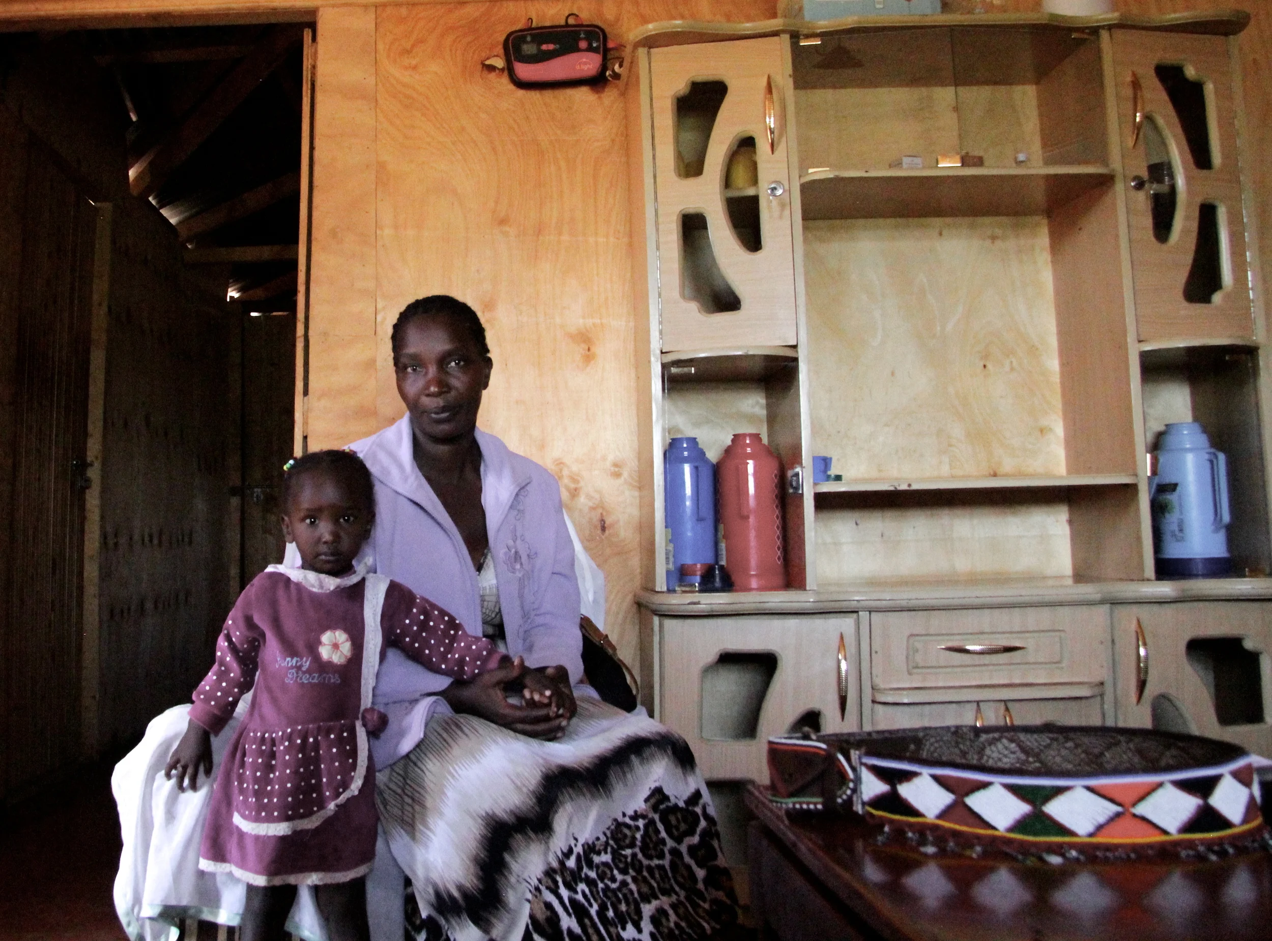 Jewellery maker, Anne, is able to work on her beading business at night