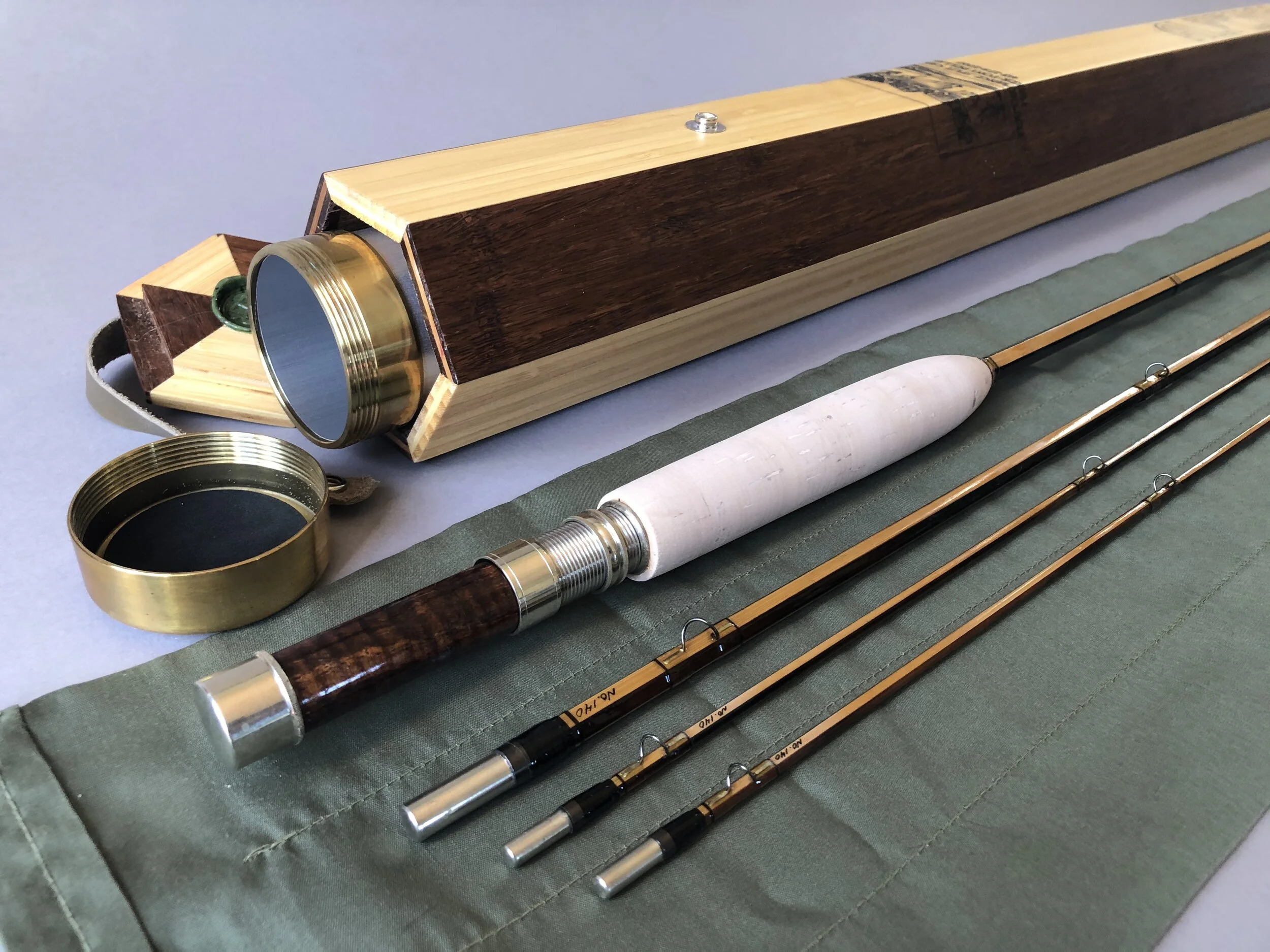 Humboldt Ca Phillipson Bamboo Fly Rod 2187- 10 Garcia Conolon