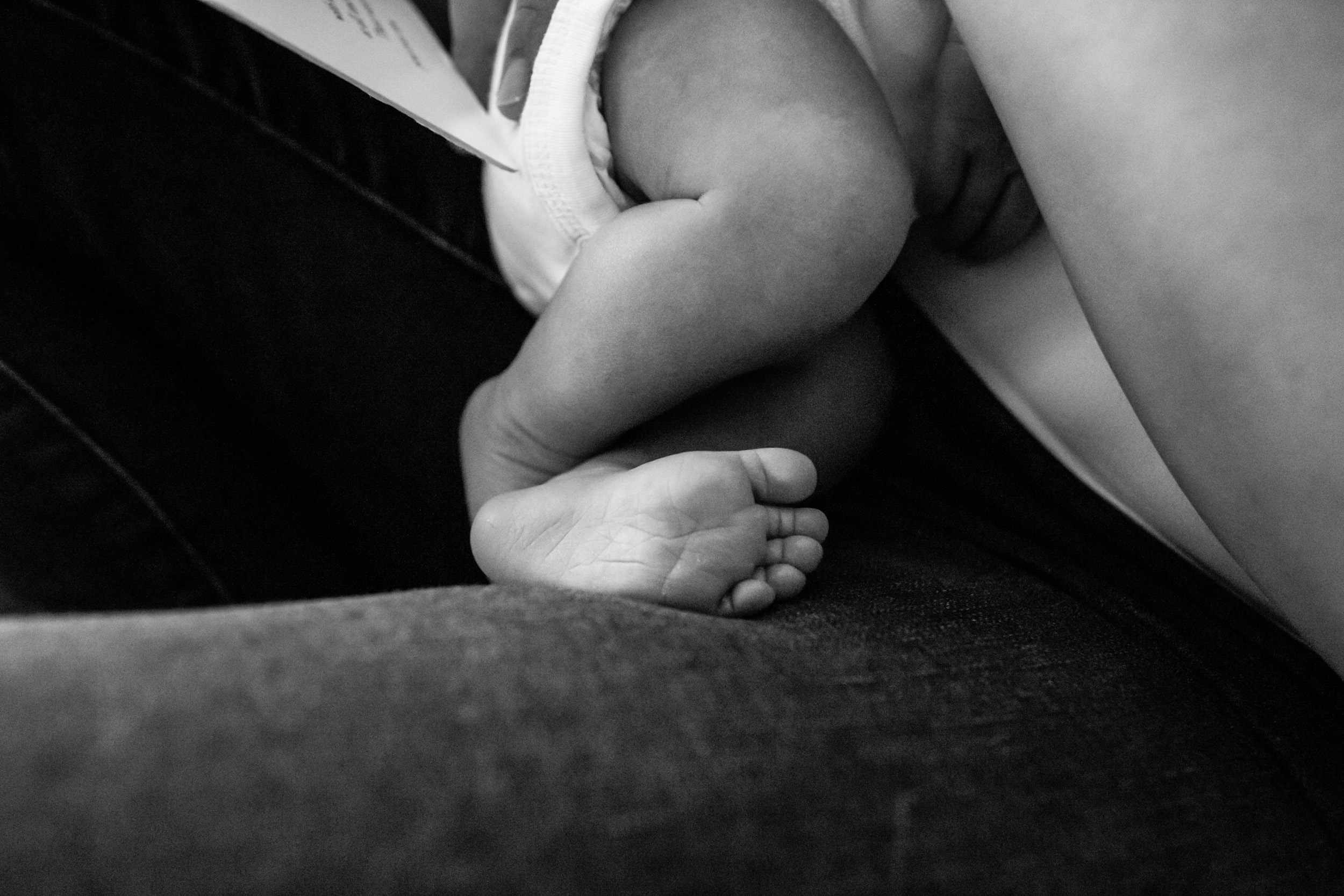 newborn baby feet