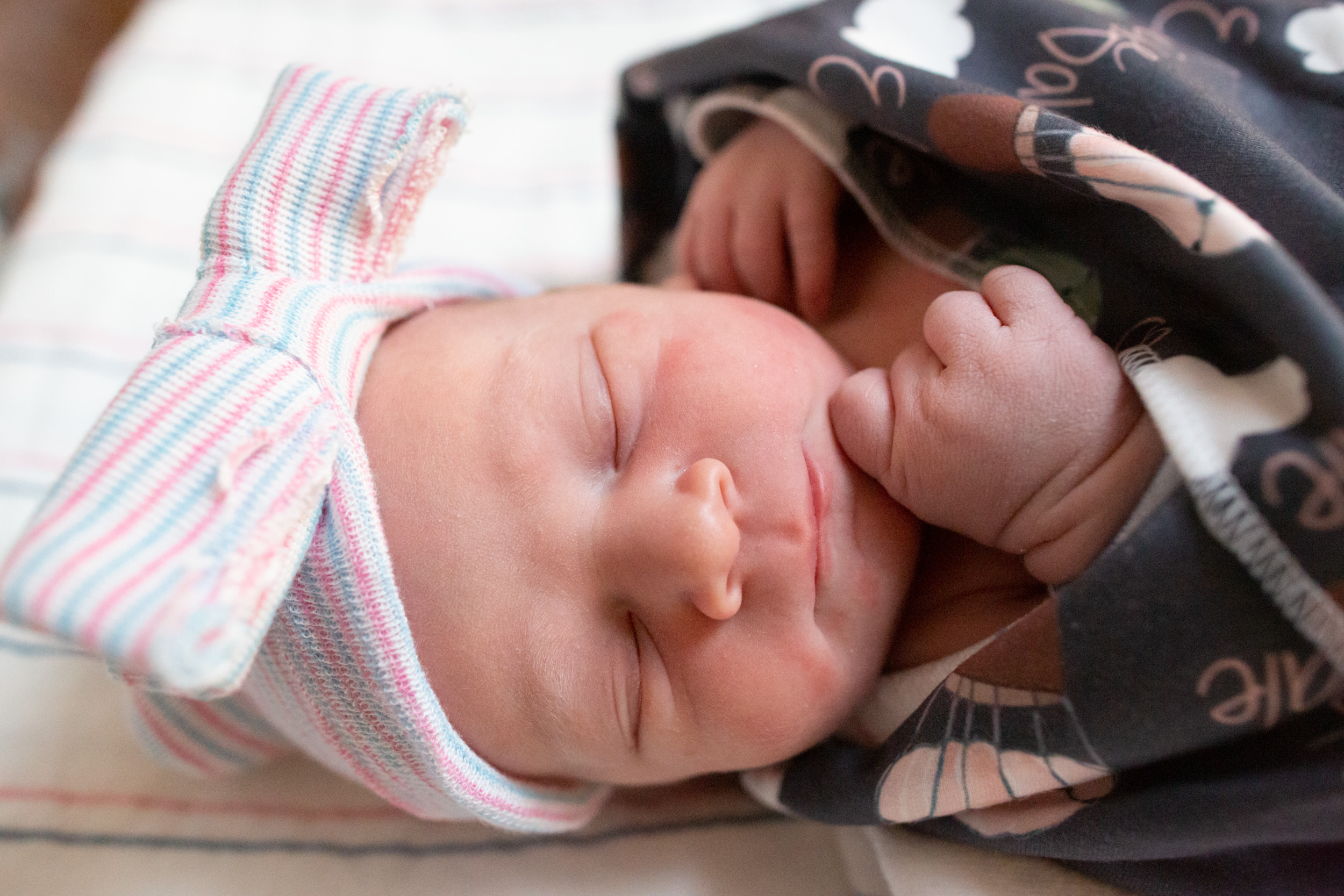 newborn baby girl at shand's uf gainesville
