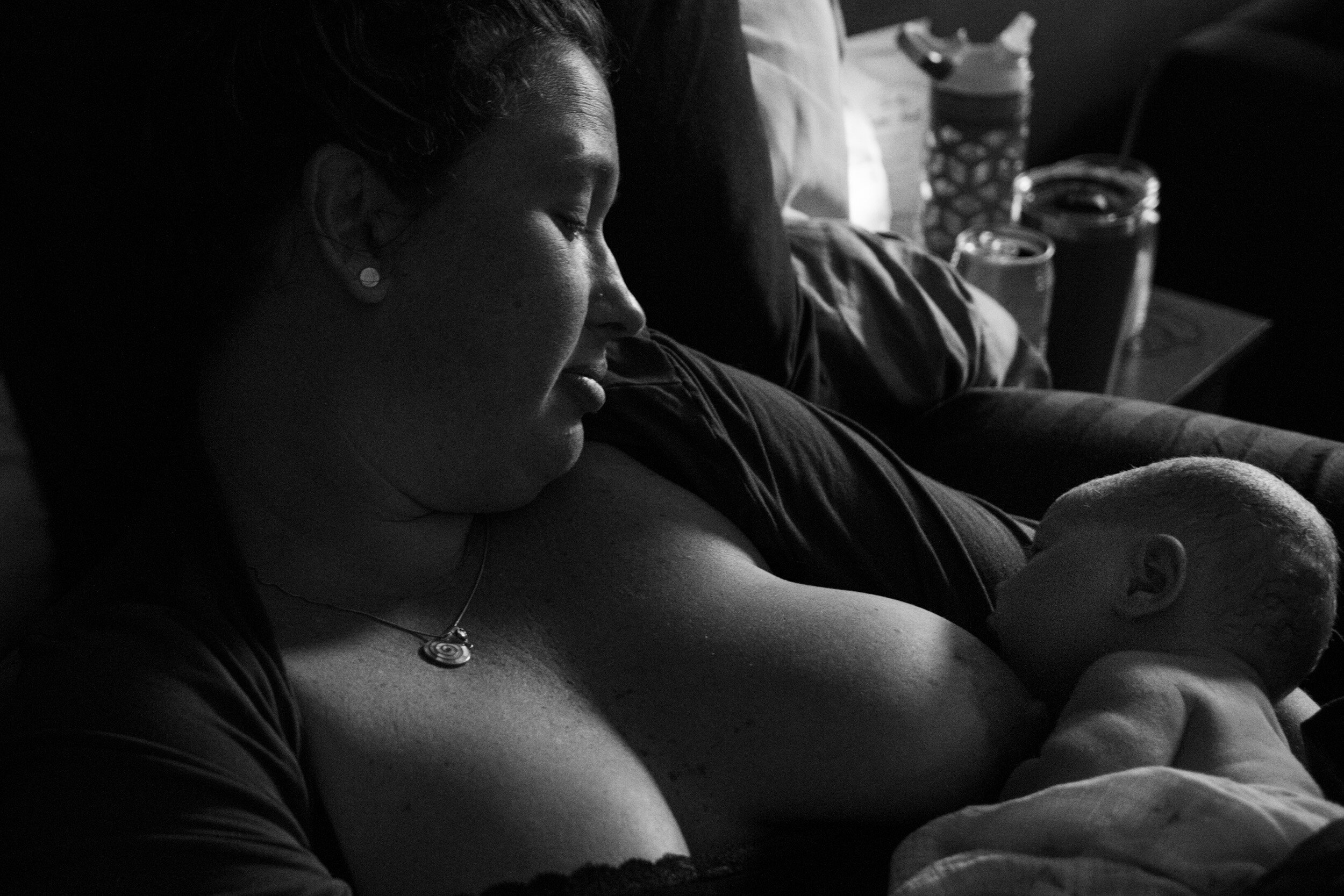 st. augustine mom breastfeeding her newborn baby
