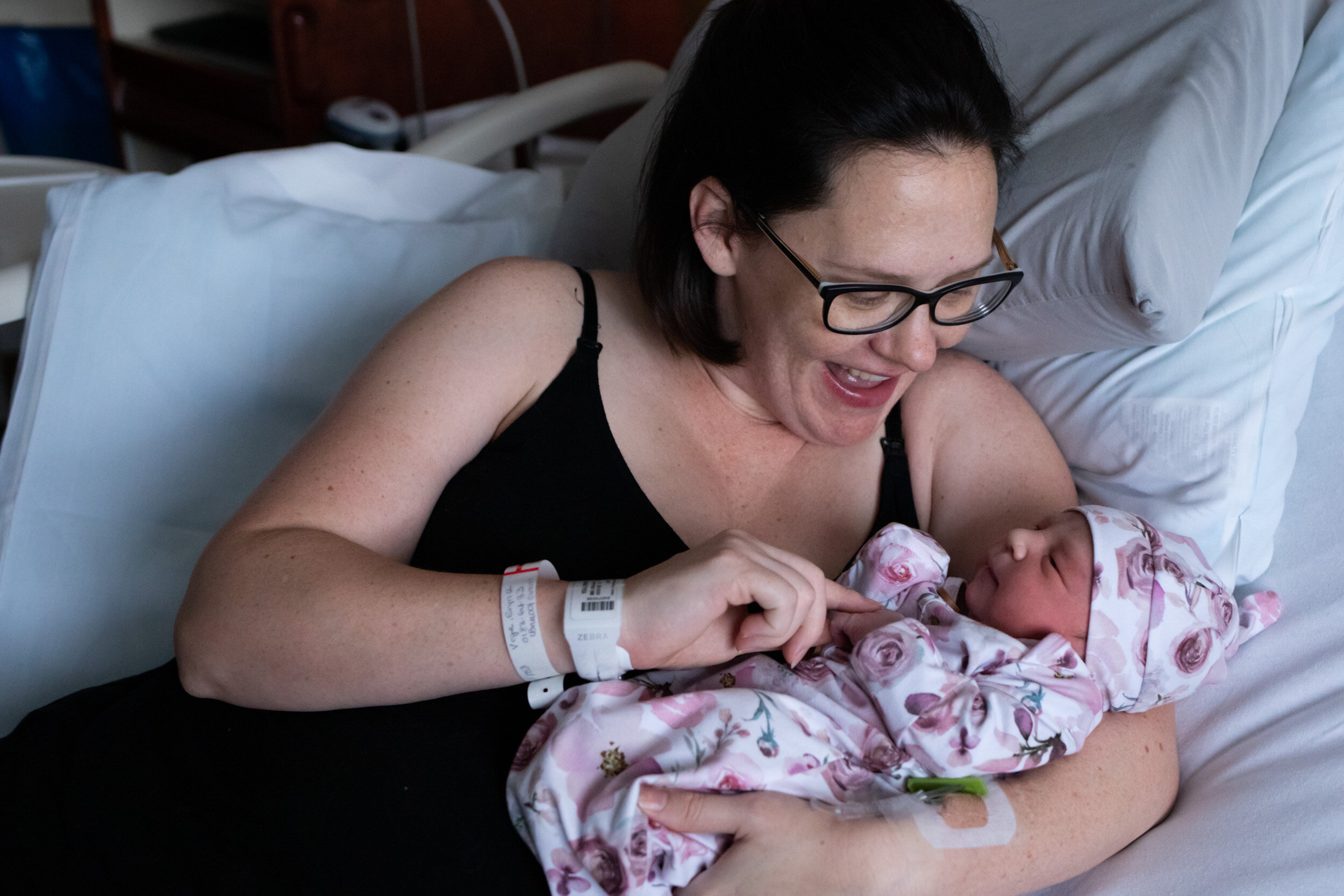 Jacksonville mom relishing in her newborn baby girl