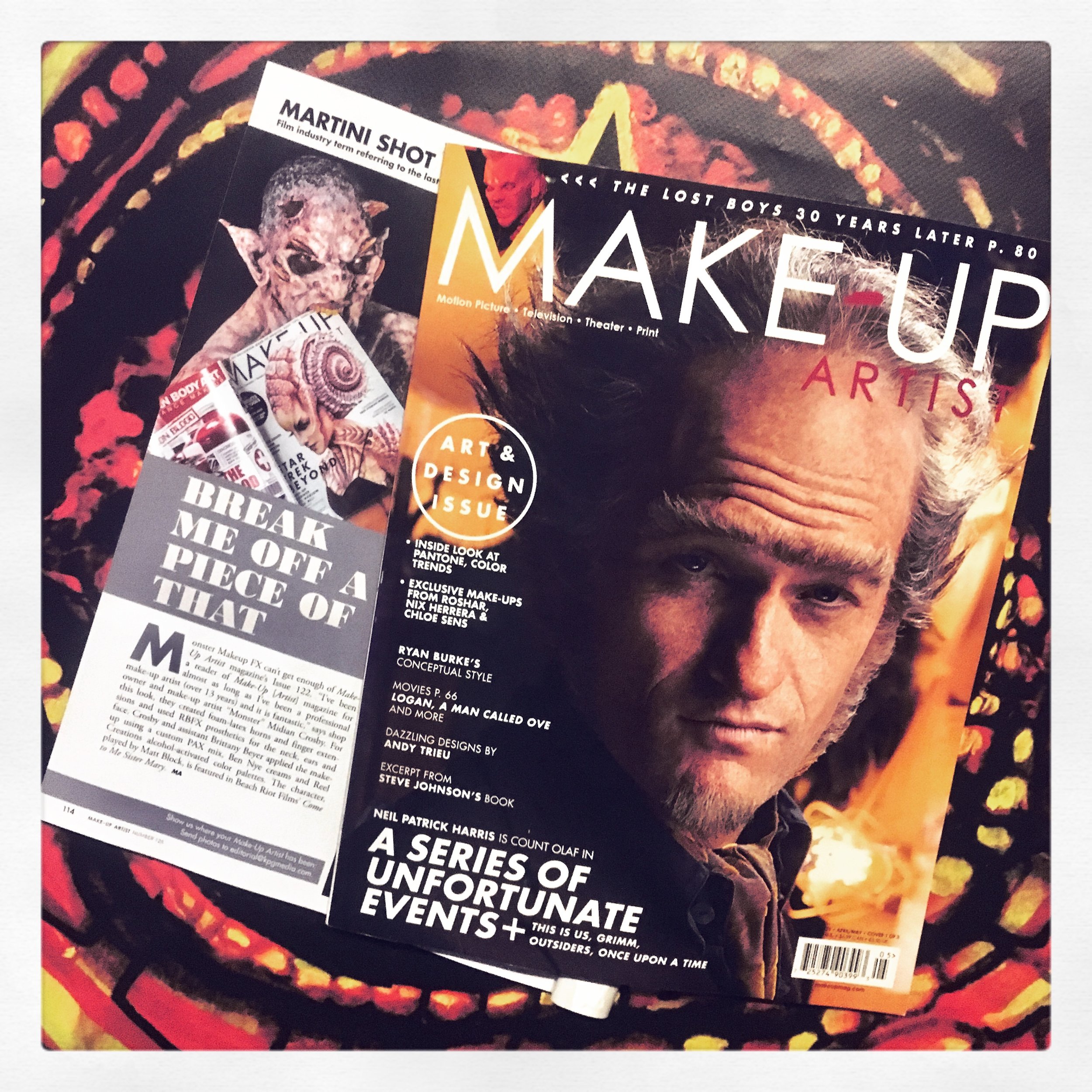 Monster Makeup FX in Makeup Artist Magazine March 2017.jpg