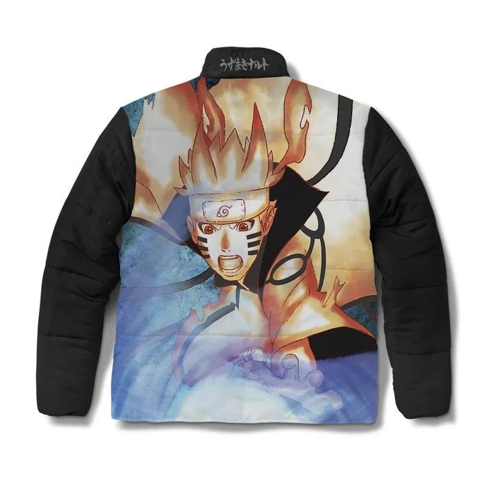 Uzumaki Naruto Naruto Shippuden Puffer Jacket