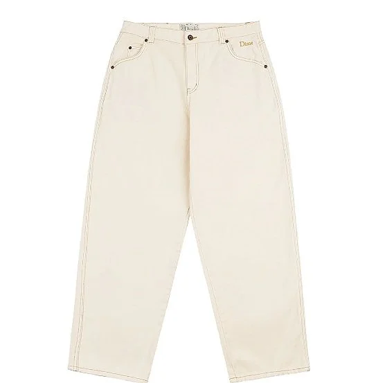 Dime Classic Baggy Denim Pants (cream) — Skate Supply