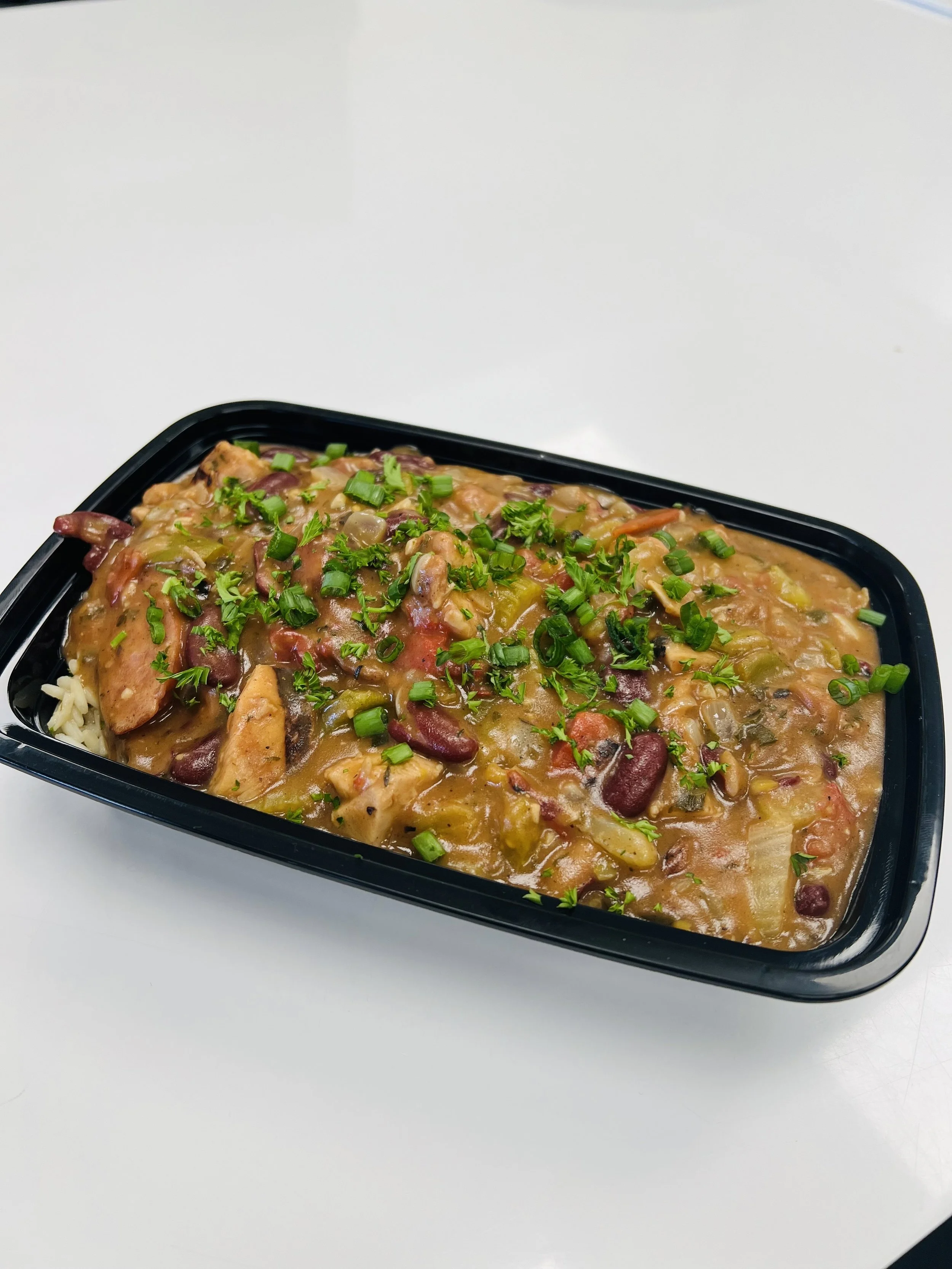 Creole style Smoked Chicken and Sausage