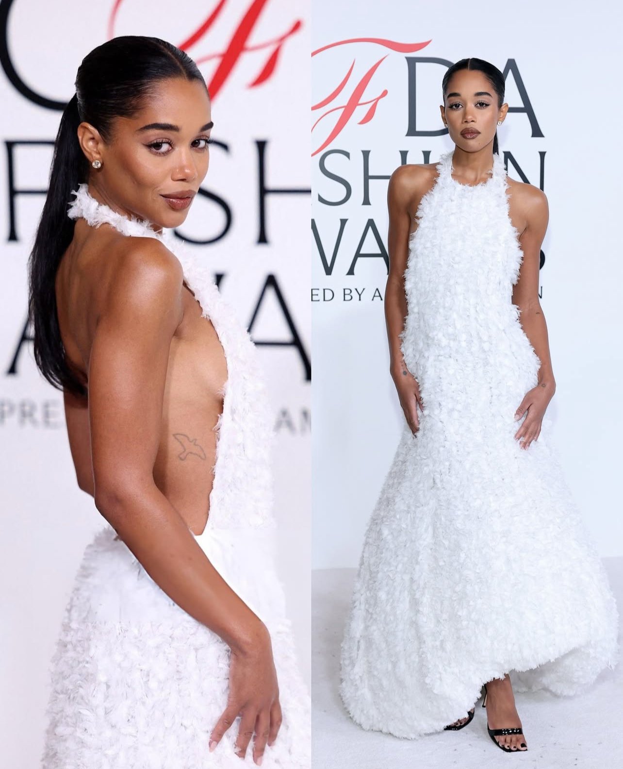 Laura Herrier in Diotima for CFDA Awards 2025 NYC