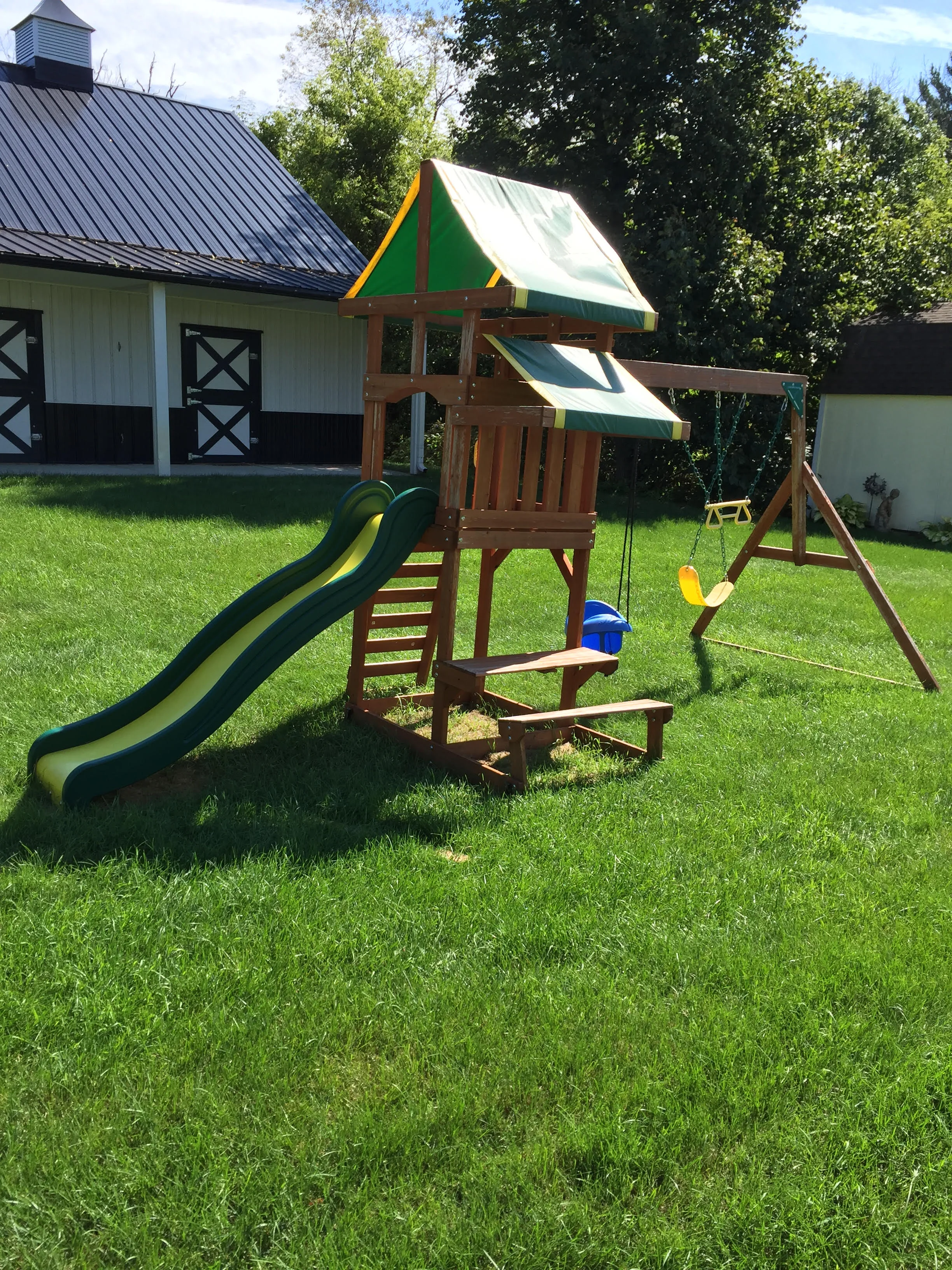 Wooden Swing Set (used)