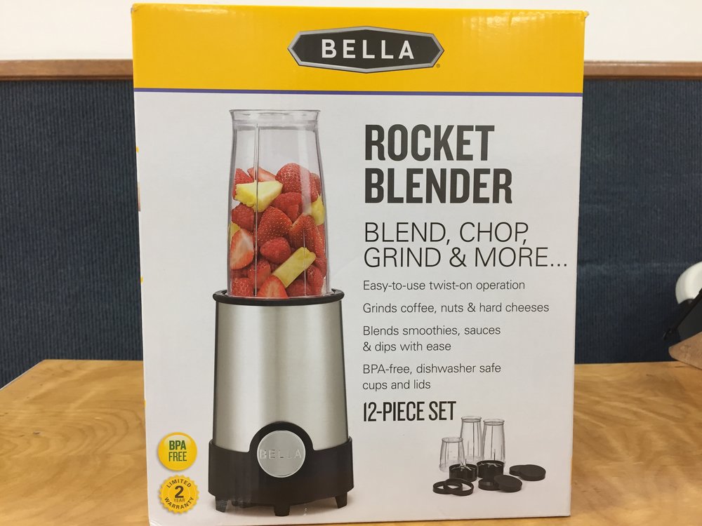 Bella Teal 6-Piece Rocket Blender