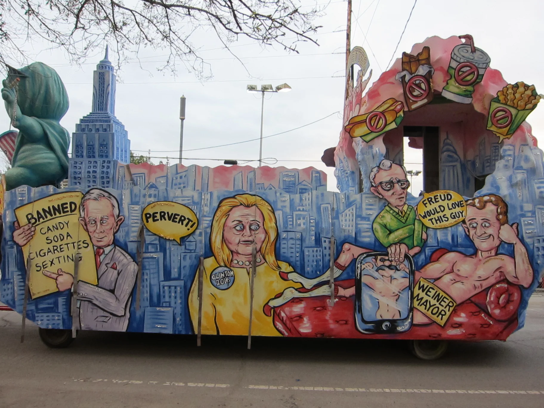 Krewe D'Etat 2014: "D'Etat Under the Influence": Manhattan on the Rocks