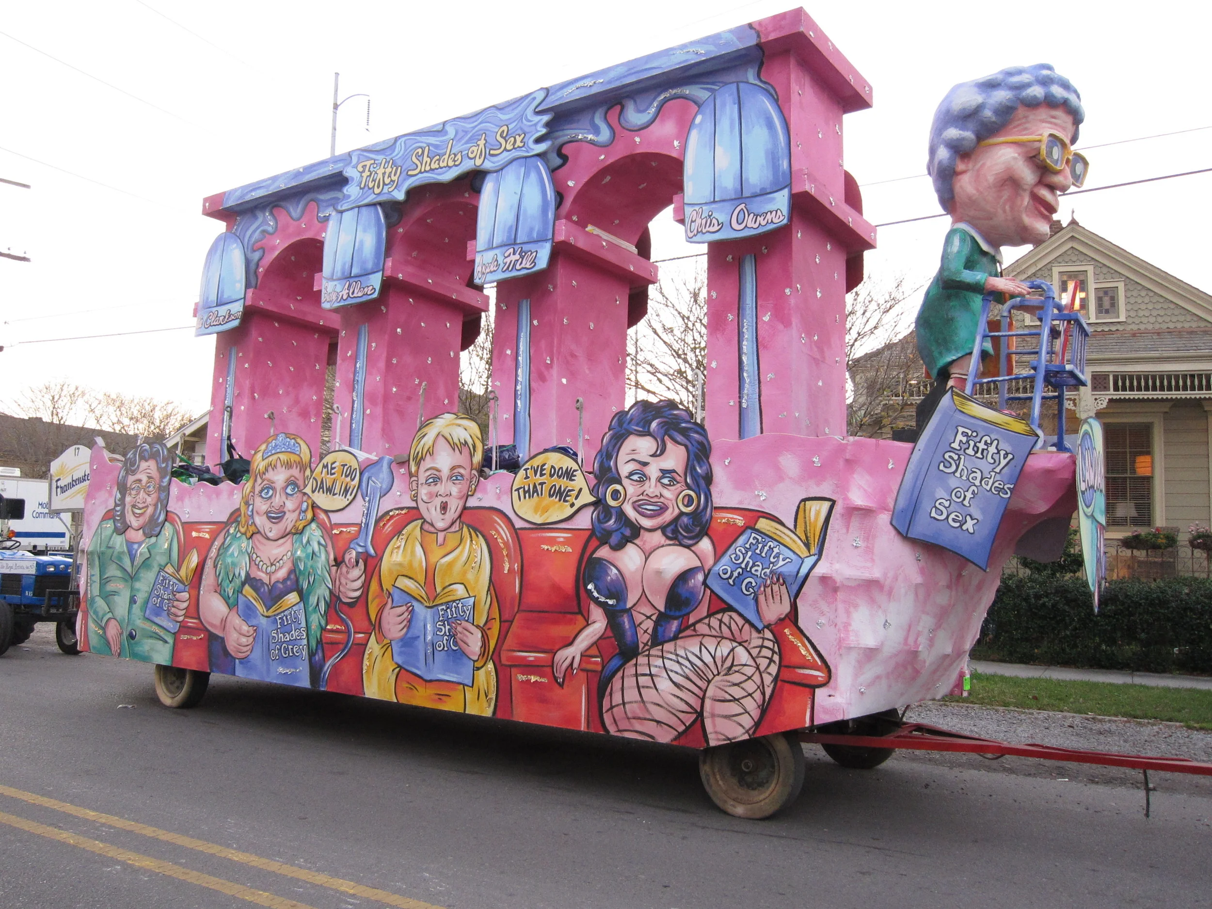 Krewe D'Etat: "The Dictator's Reading Room" : 50 Shades of Grey