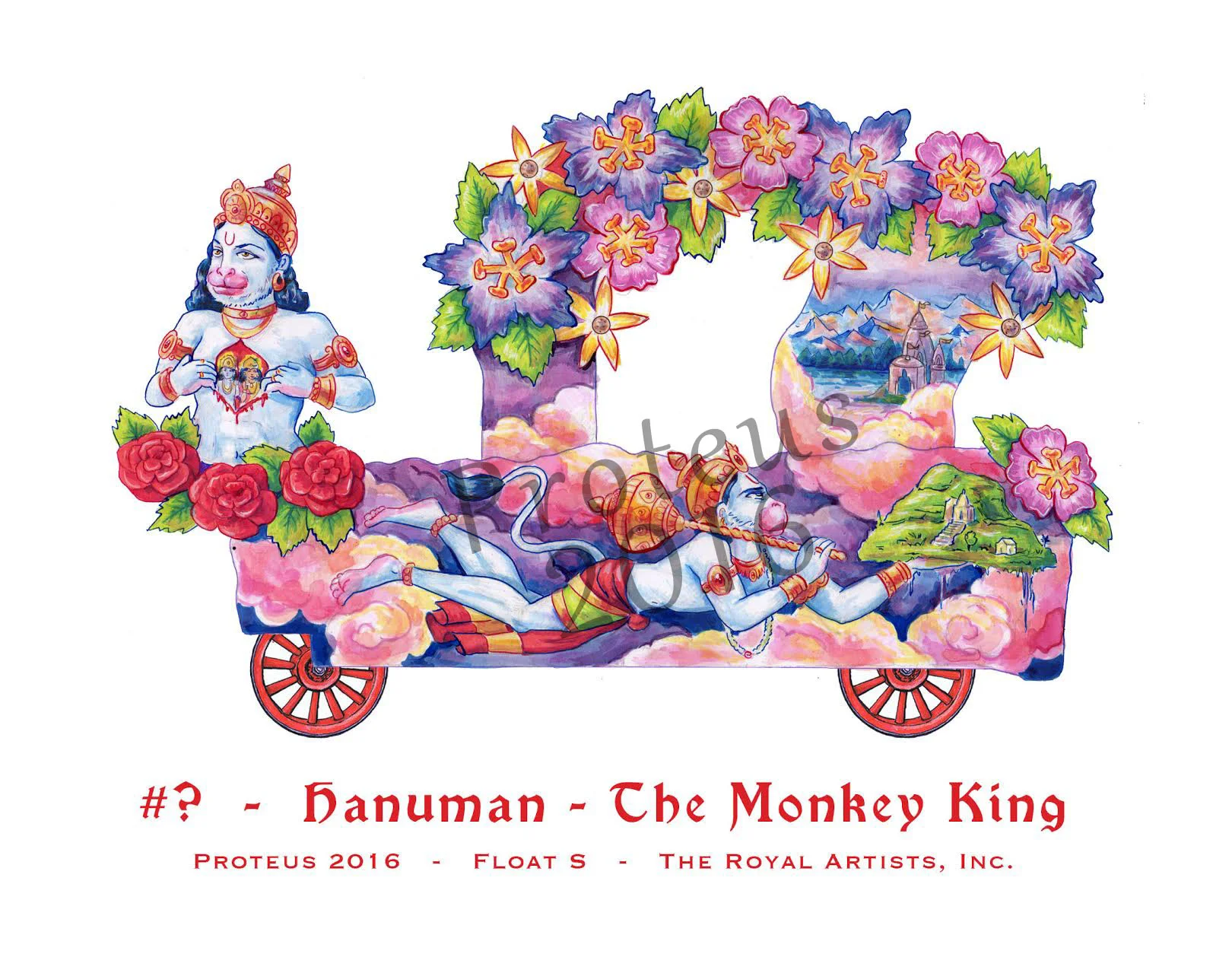 Proteus 2016: "Hindu Heavens": Hanuman, The Monkey Lord