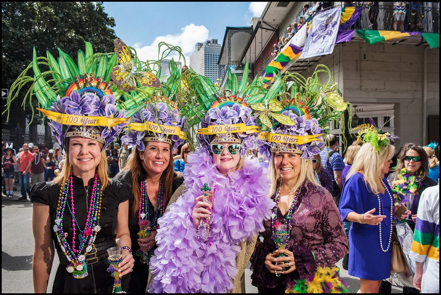 Krewe of Iris headpieces