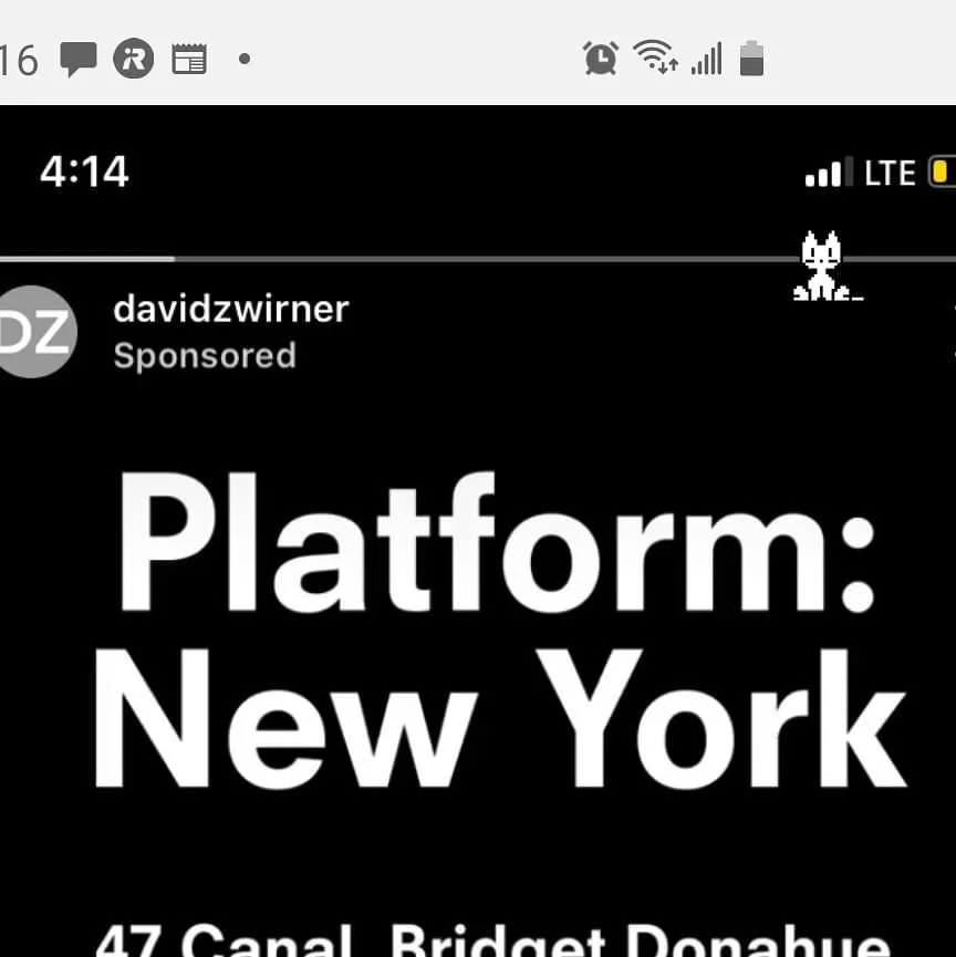 This makes the LES 'brick and mortar'  gallery scene look like Raya (dating app) or Christie's real estate... people are dying and the priority of the art world is to make another new played out web platform -- this is going to look so embarrassing i