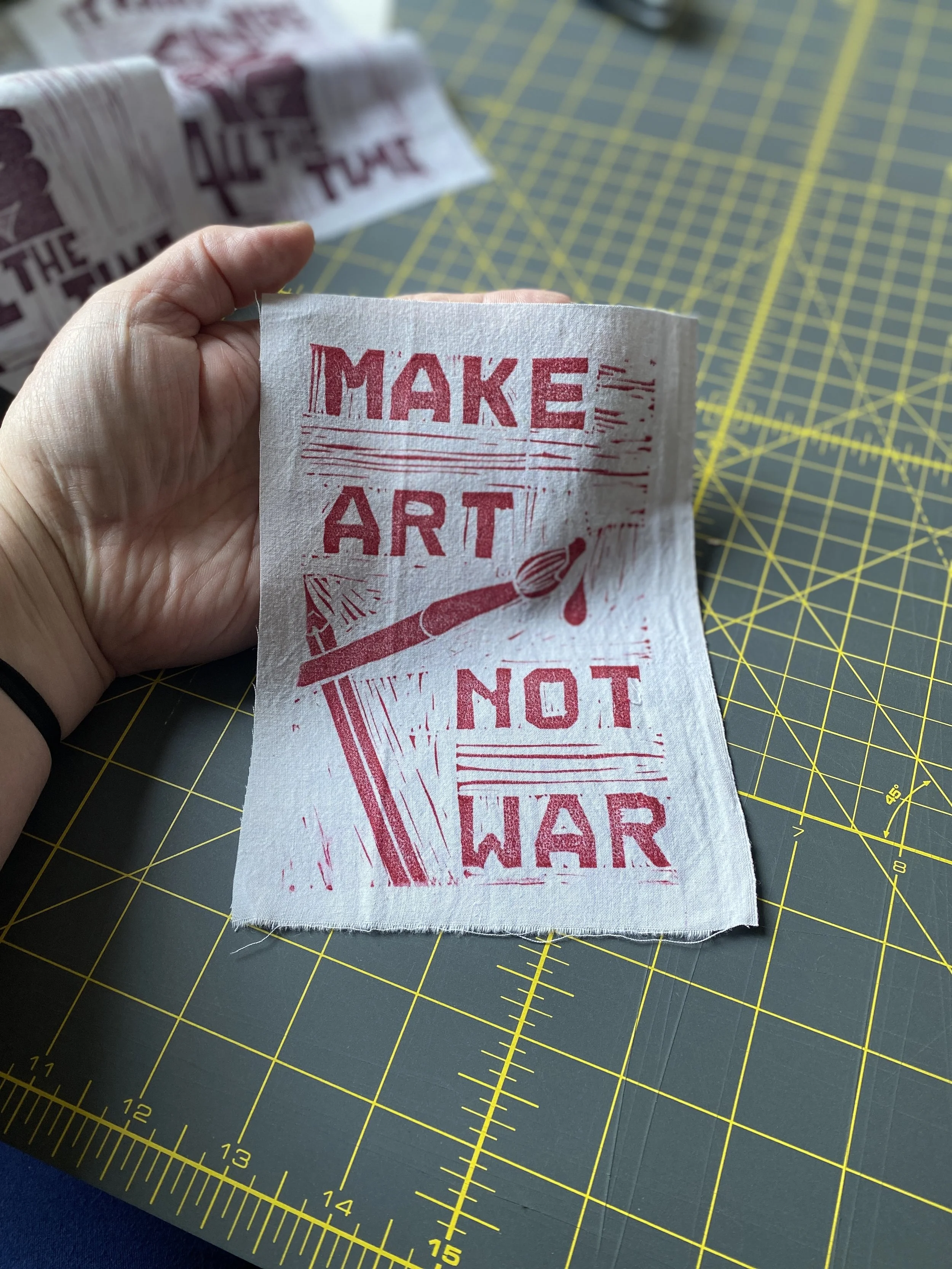 make art not war print hippie love no war make art art gift for an older person rebel revolution creativity is the answer