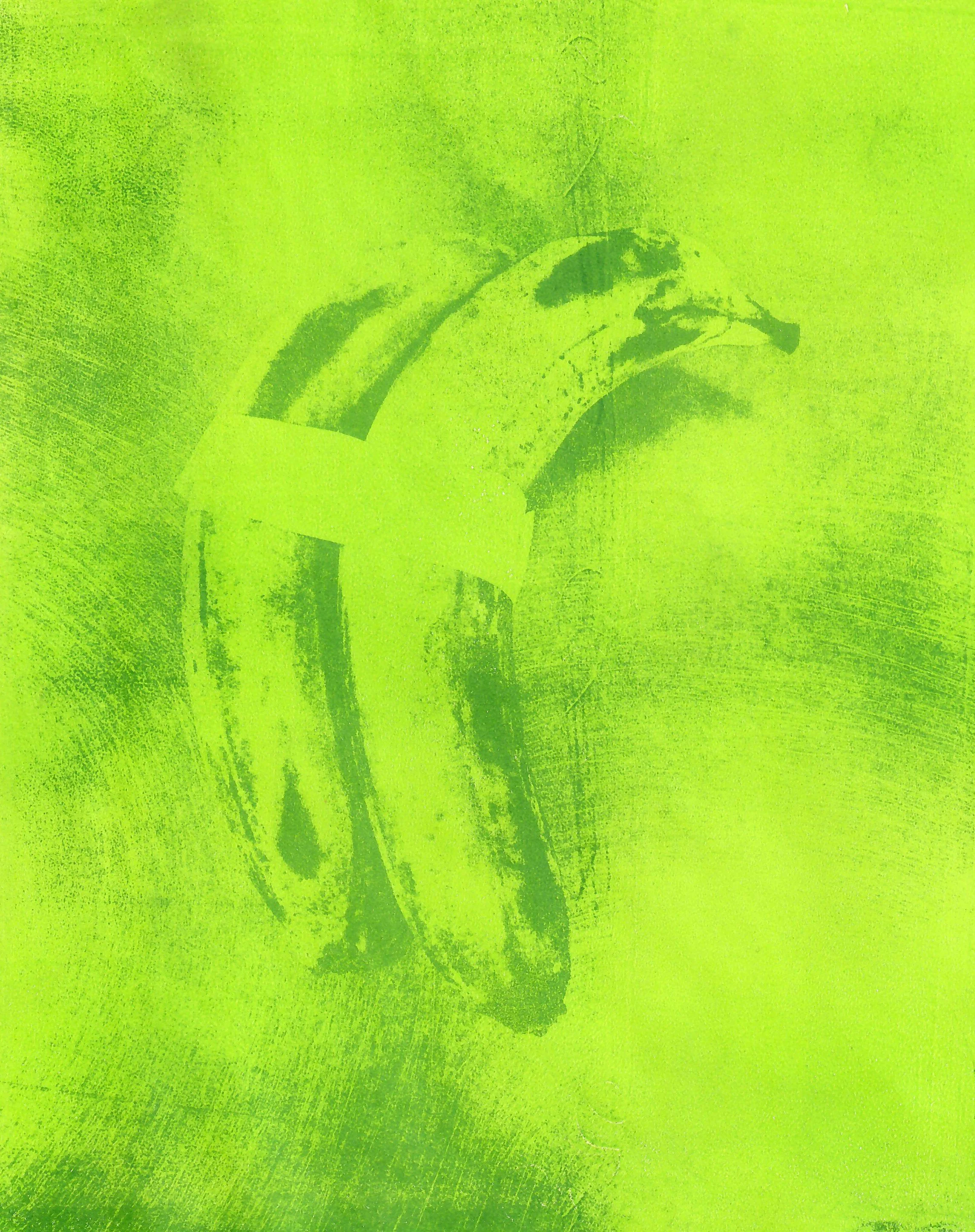 unripe banana art bananas green bananas food art food poster