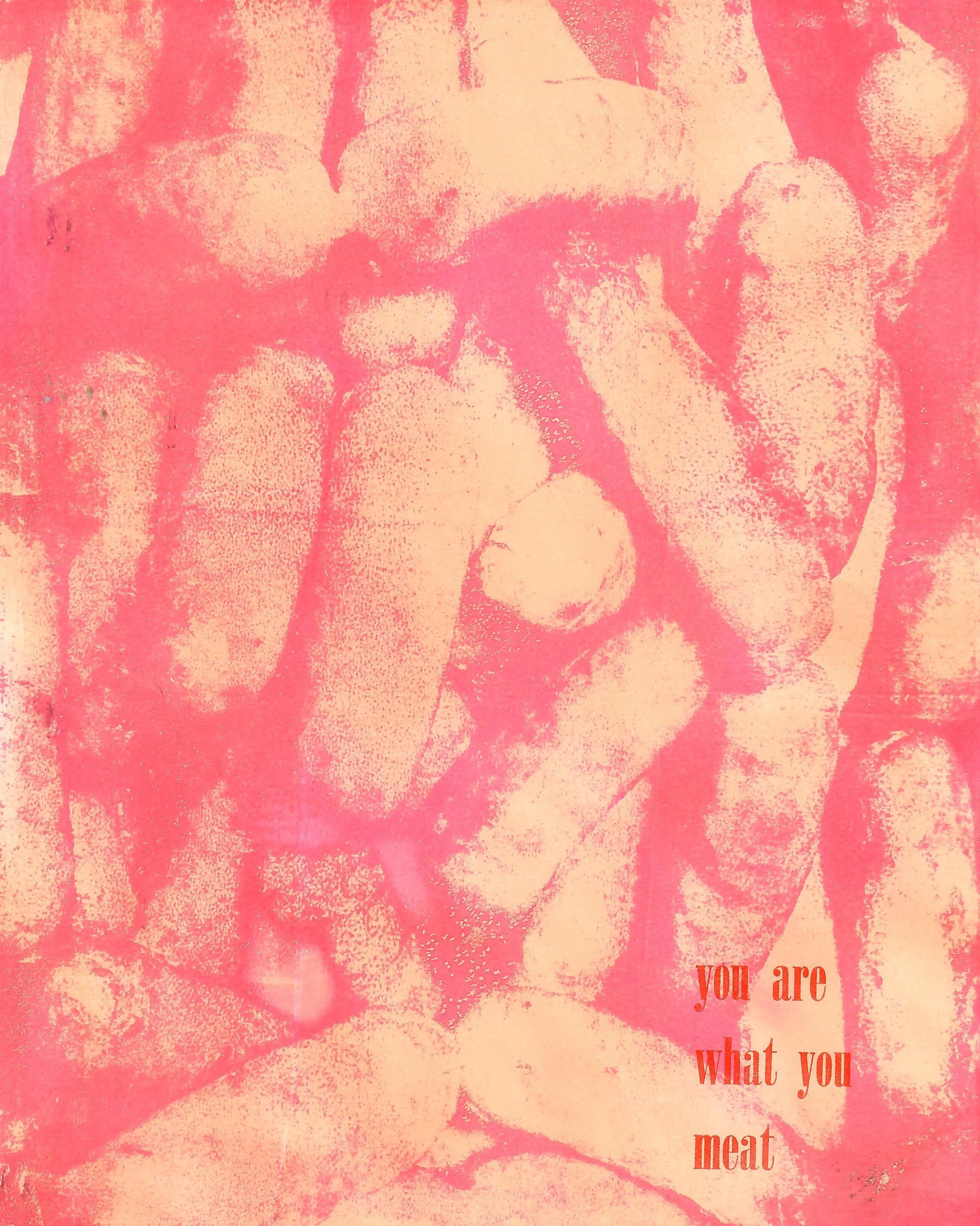 you are what you eat meat sausages innuendo food art meat art sausages queer art queer artist put your meat in my mouth delicious meat
