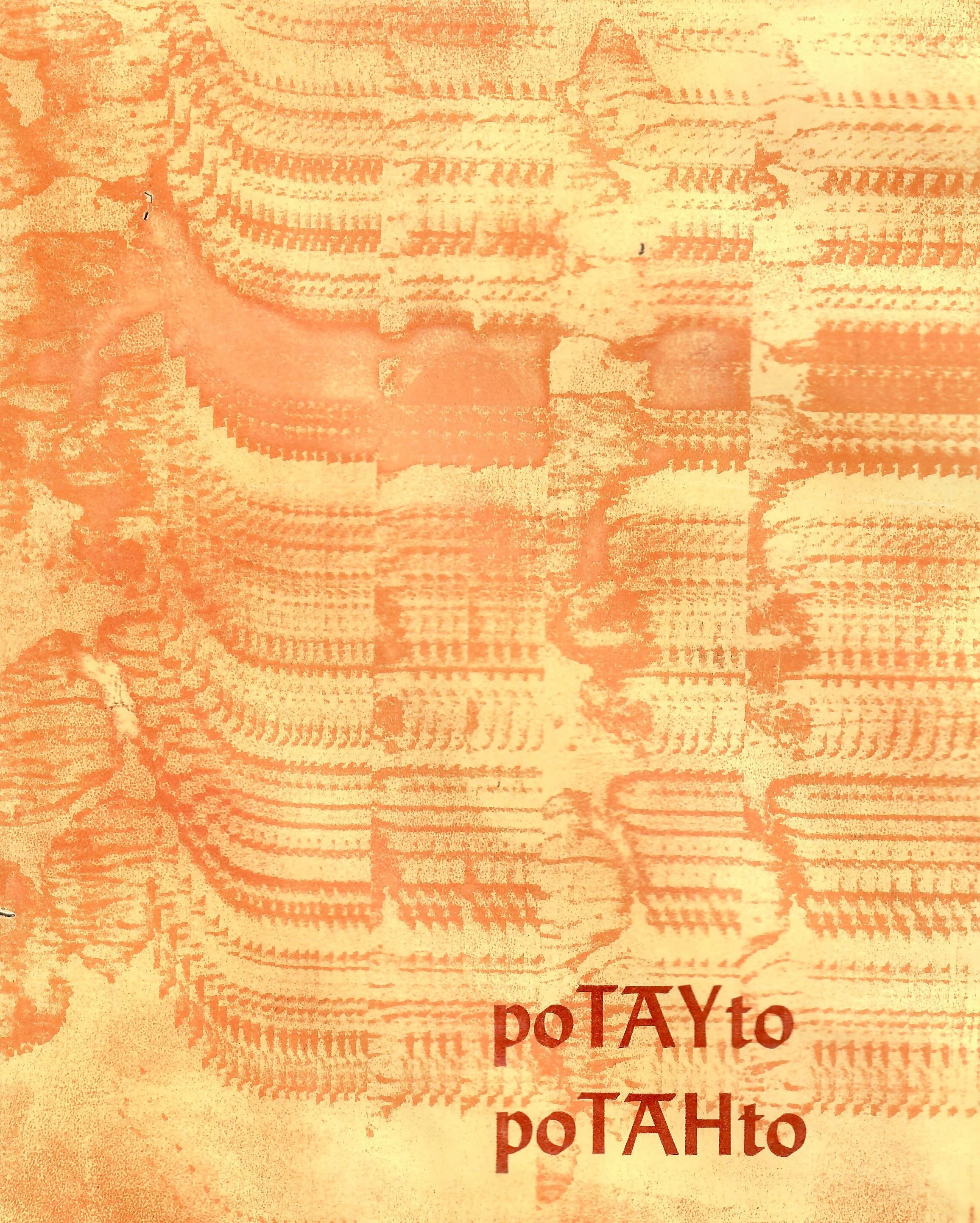 you say potato i say potato potato love potato art letterpress print poster print art print food print