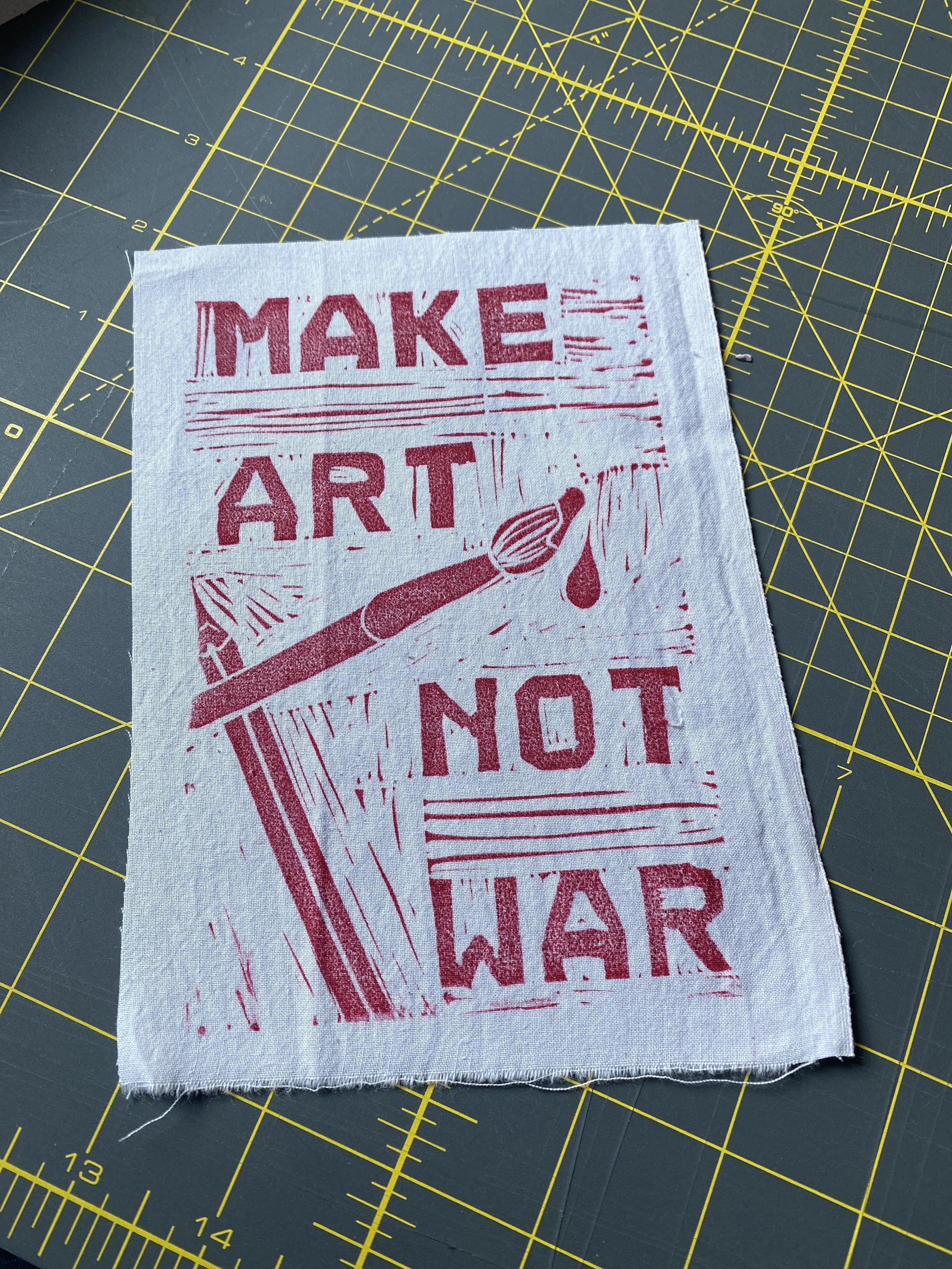 make art not war print hippie love no war make art art gift for an older person rebel revolution creativity is the answer