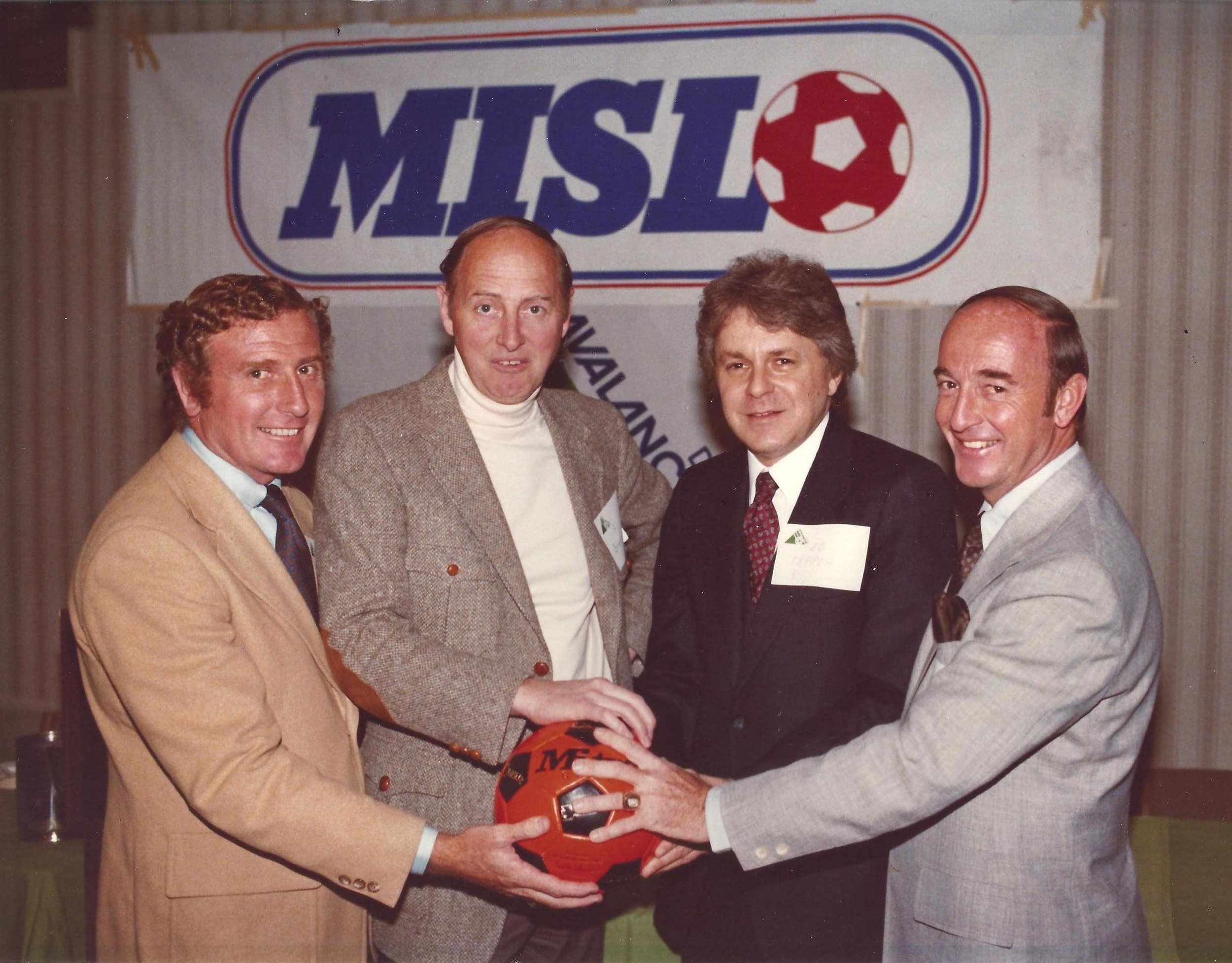 PHOTO_RONNIE AND HOWIE AND AL BRESSIE AND ED TEPPER_MISL AWARD 1980.jpg