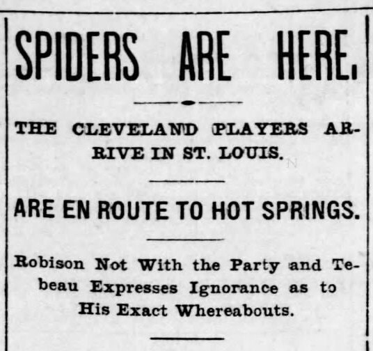 St Louis Post-Dispatch March 14 1899 page 5 - headline above uniform description.jpg