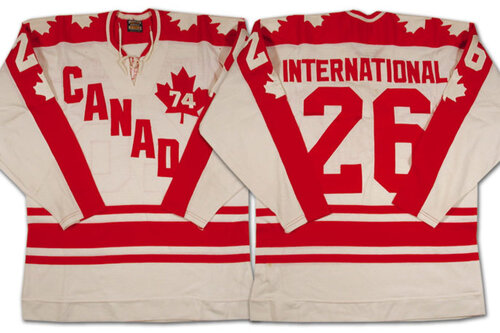 1974 Gordie Howe Summit Series Game Worn Team Canada Jersey., Lot  #80121