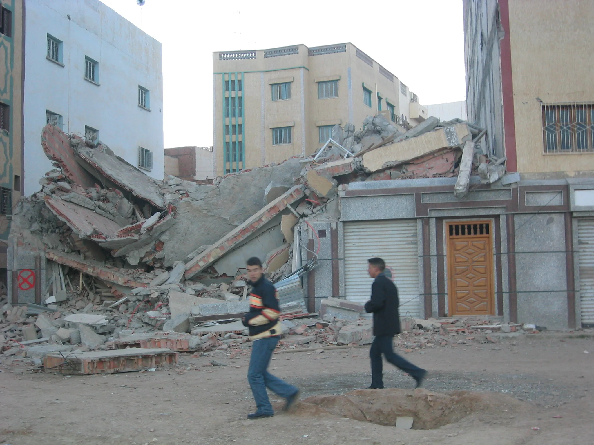 After the 2004 earthquake in Al Hoceima, Morocco