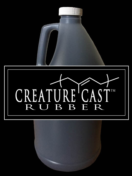 1 gallon 'Rigid' Creature Cast Liquid Rubber (Black) — Creature Cast Rubber