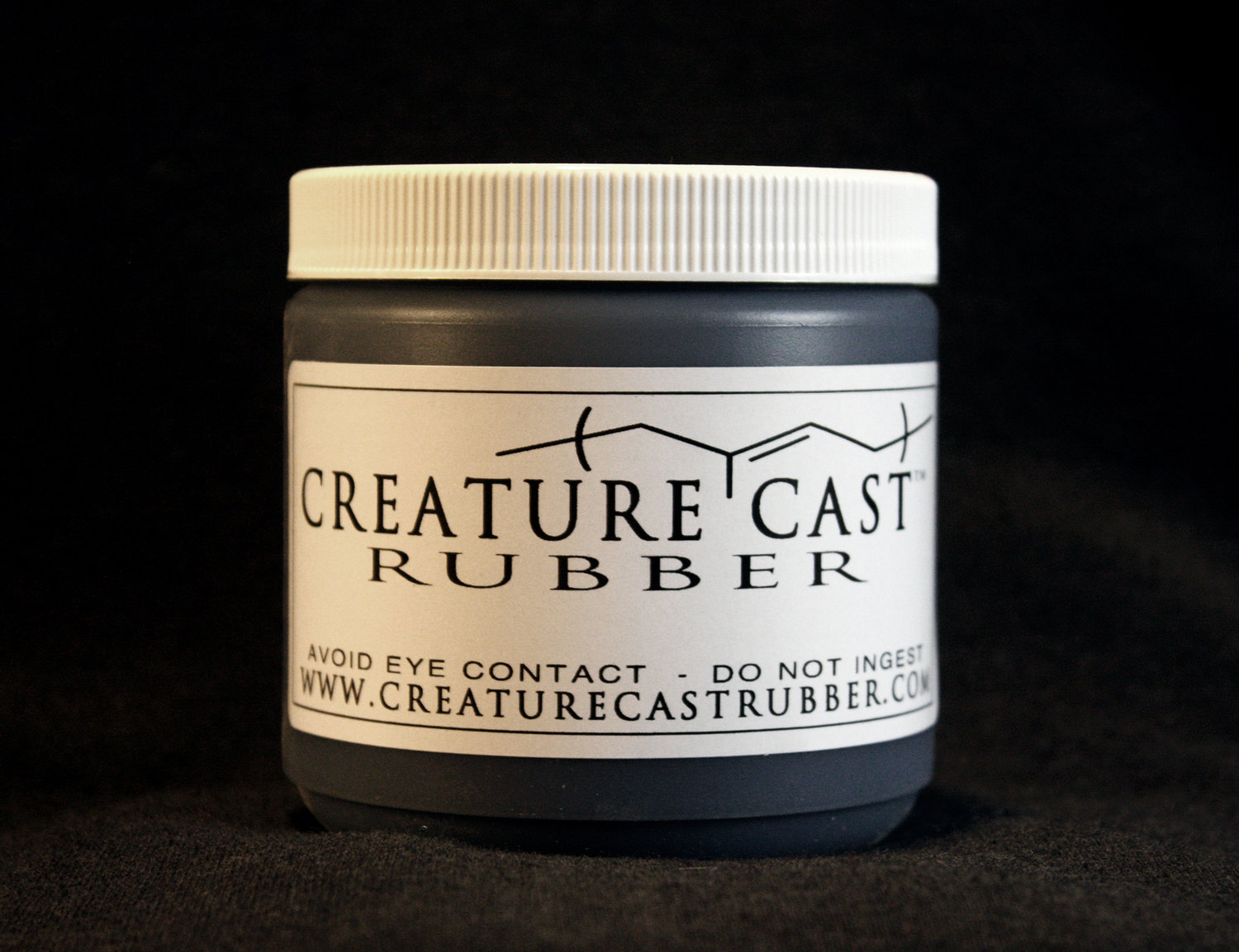 1 pint 'Flexible' Creature Cast Liquid Rubber (Black) — Creature Cast Rubber