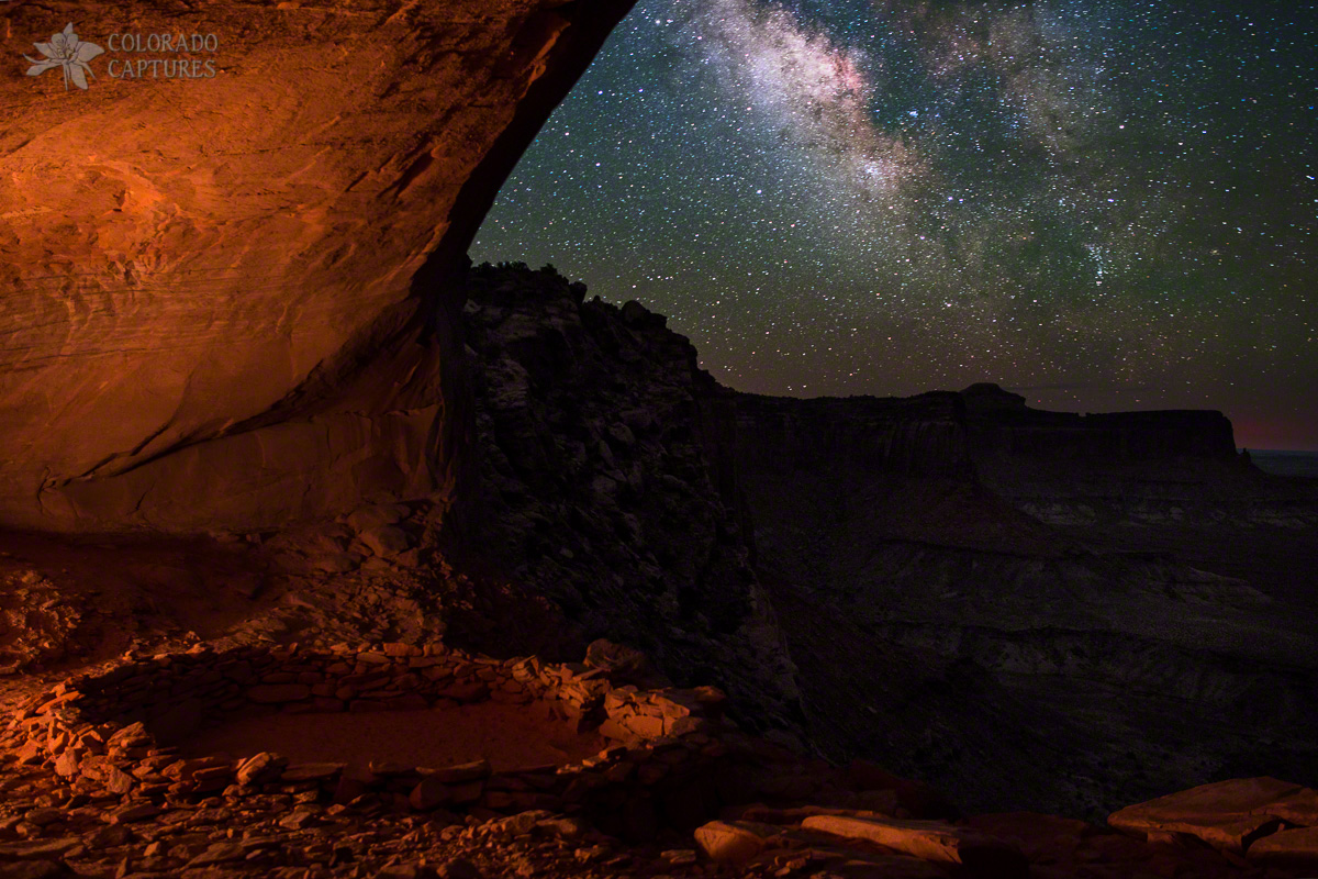 Milky Way Skies From False Kiva
