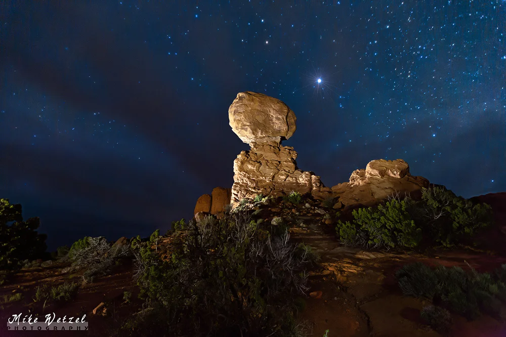 Vega over Balanced Rock