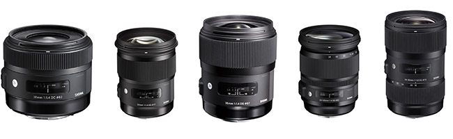Sigma Art Lenses