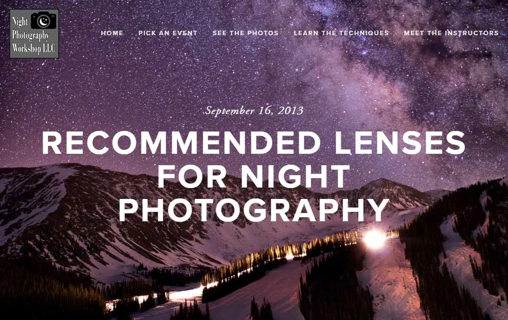 best lens for night photography