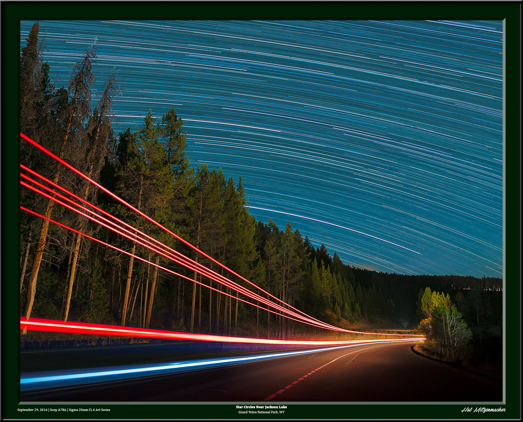 Star Circles Near Jackson Lake