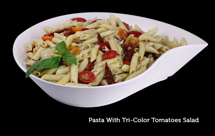 Pasta With Colorful Tomatoes Salad