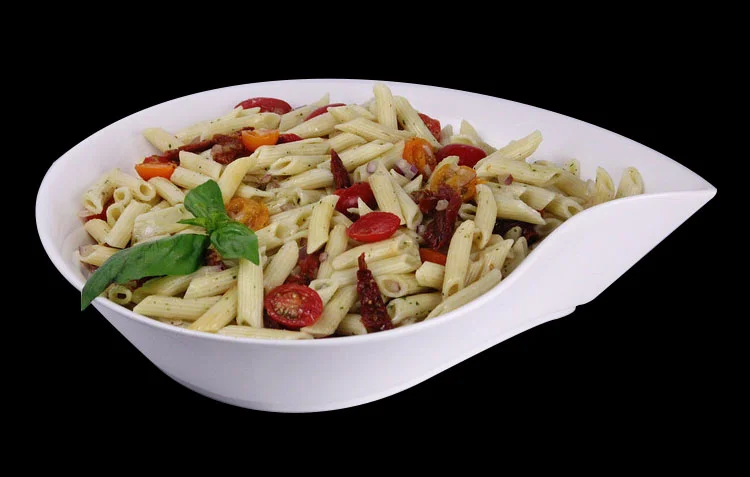 Pasta and colored tomatoes Salad