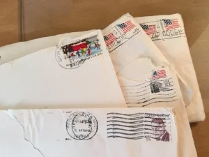 Some original letters between Terri and Diane