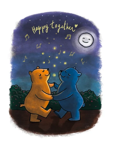 Waltzing bears © Carolyn Kao 2015