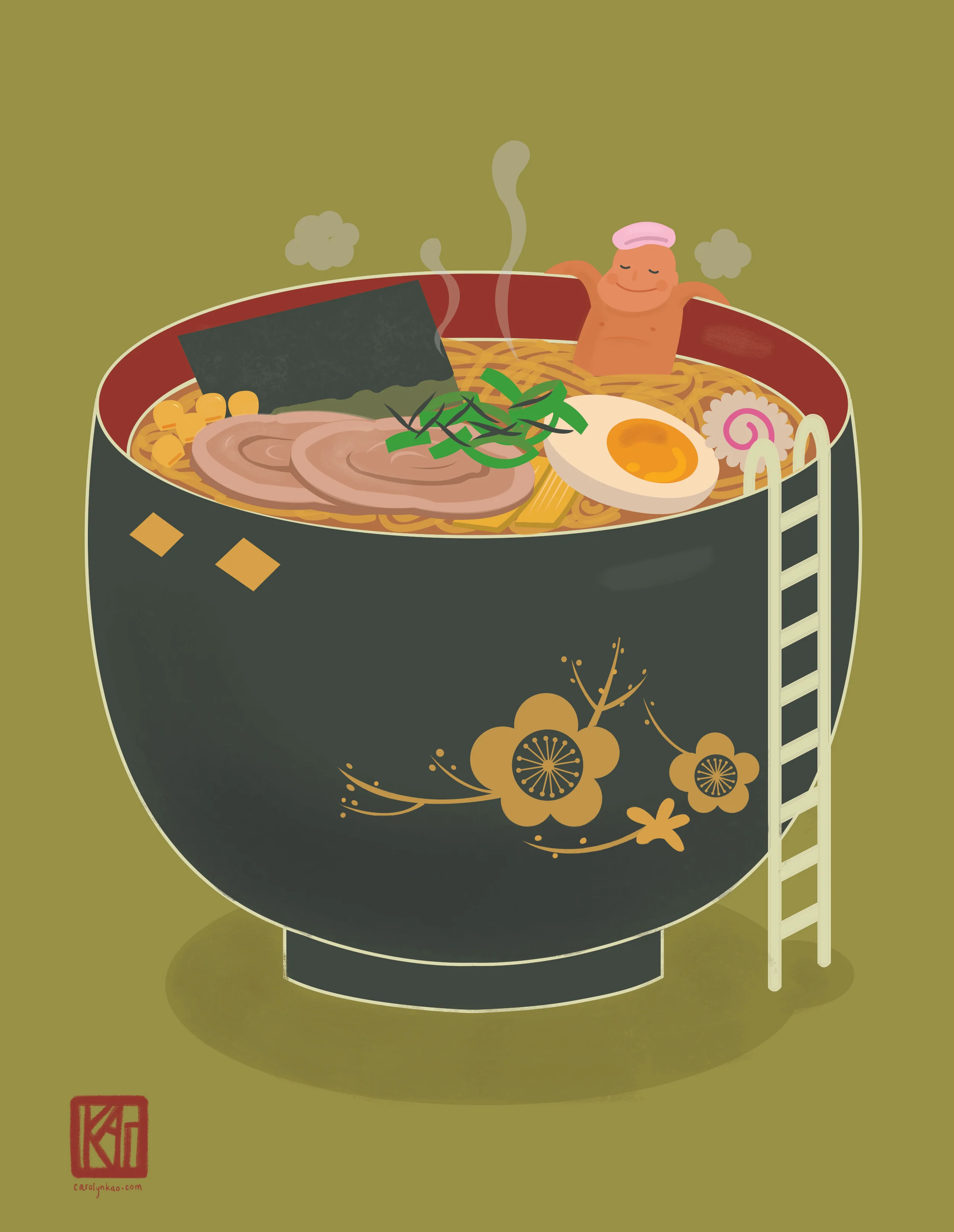 Ra-man onsen © Carolyn Kao 2015