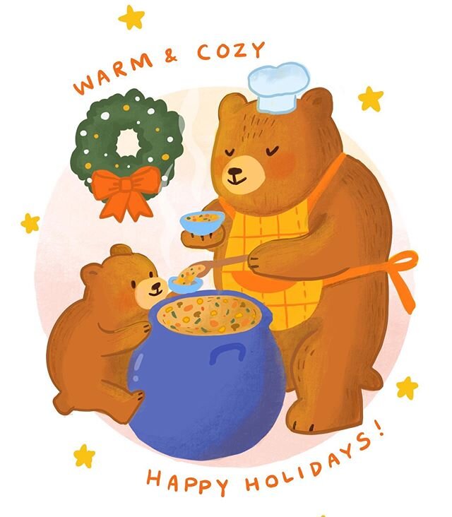 Have a souper day - 🥣🌟#procreate #childrensillustration #greetingcarddesign