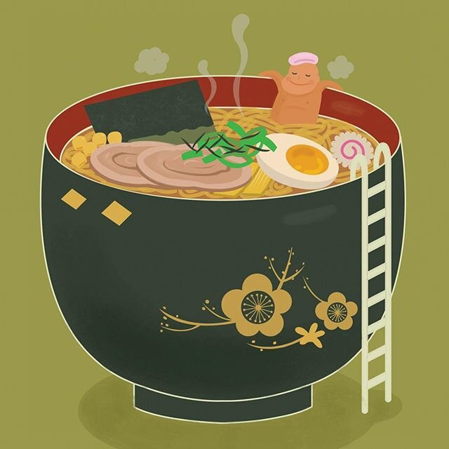 Ramen Onsen - Noodles are my comfort food. I eat them when I&rsquo;m happy, sad, stressed out or relaxed. Noodles &gt; rice ...it&rsquo;s a lifestyle choice! 🍜🙋🏻&zwj;♀️