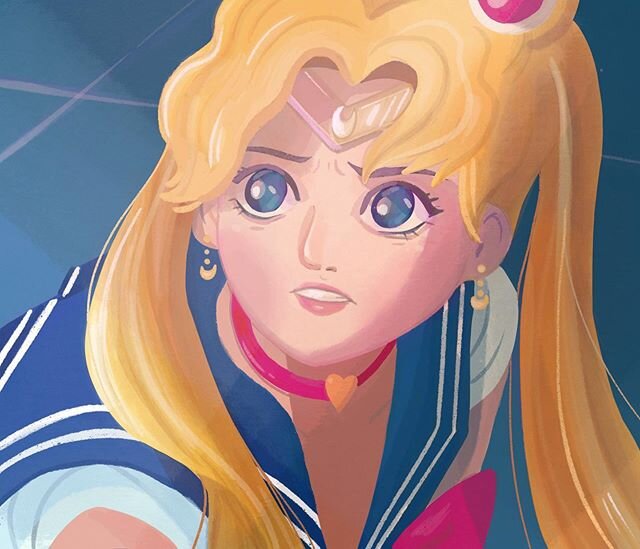 Sailor Moon has been the ultimate illustration challenge as a kid ... and to this day 🥺😂 better late than never - this girl is so hard to draw. #sailormoonredraw #procreate #2020mood #myfacewhenithinkabout2020